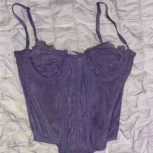 Urban Outfitters Violet Lace Bustier